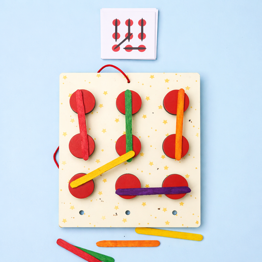 FIND YOUR WAY GAME - Thread, Band Stretching & Balance Game