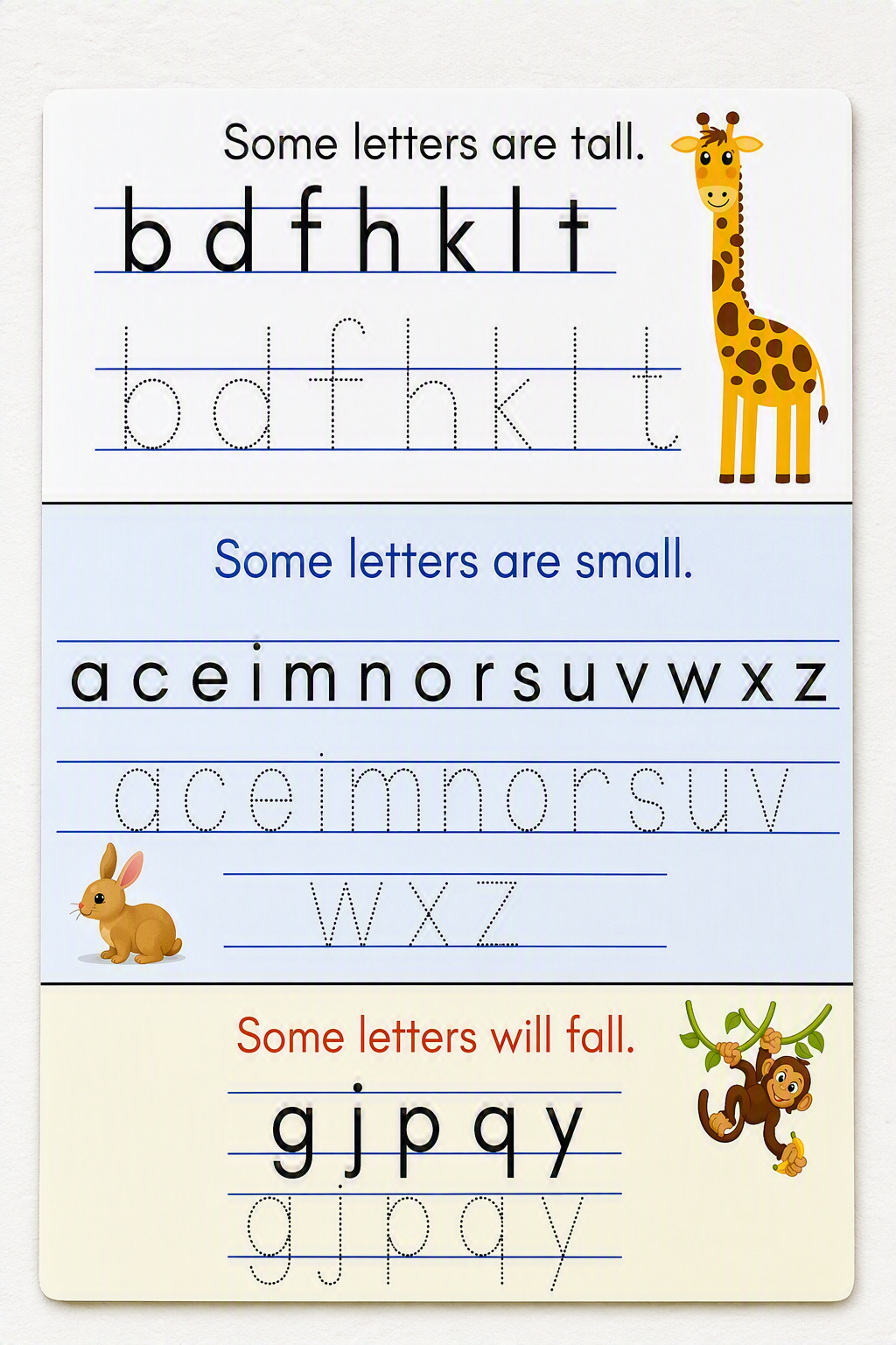 Alphabet Number Practice Board (Dry-erase, Dual-Sided)