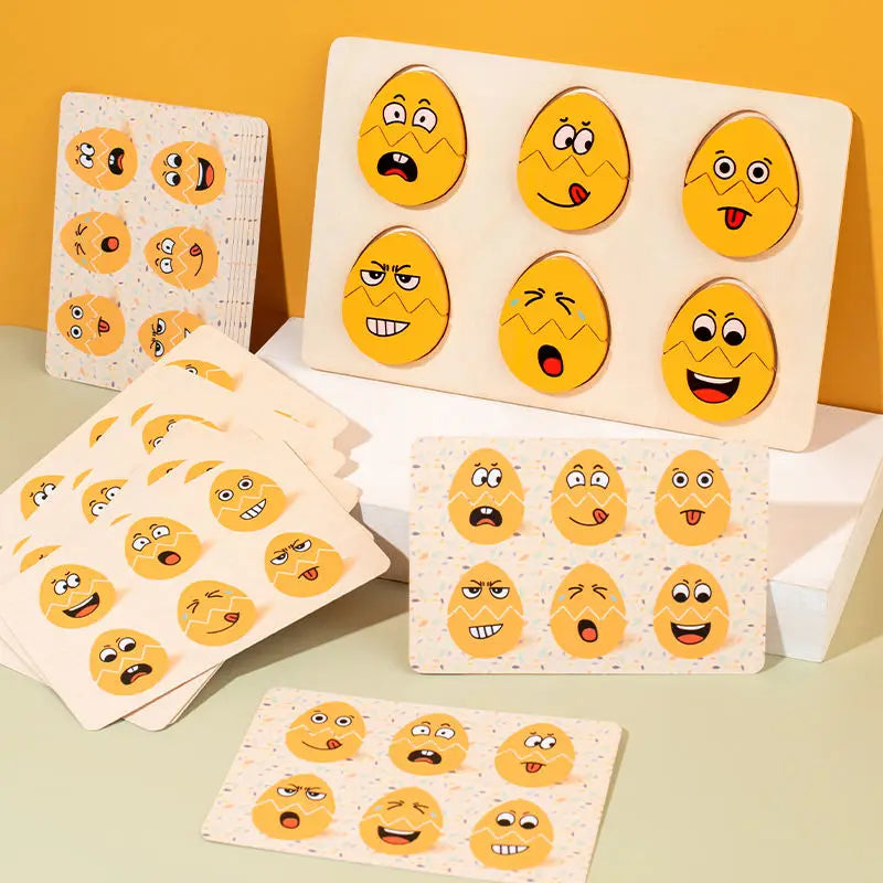 Eggs Expressions - Emoticon Puzzle & Emotion Game Cognitive & Motor Skills