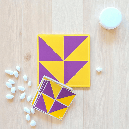Geo Match Puzzle - Montessori Shape and Color Logic Game Cognitive & Motor Skills
