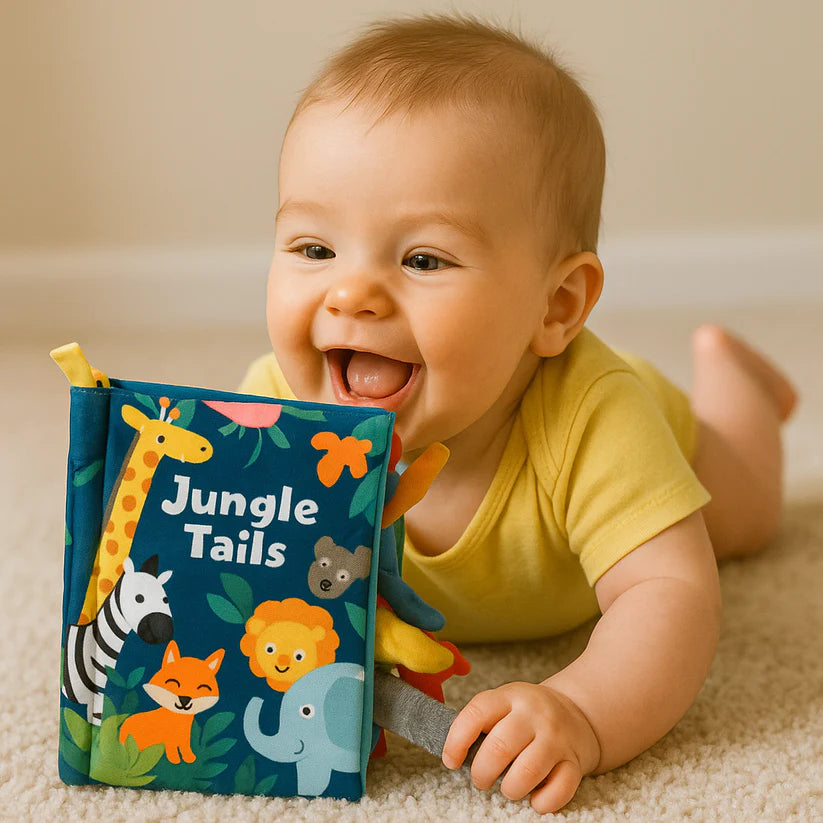 Touch and Feel Sensory Soft Cloth Book (Dinosaur Theme)