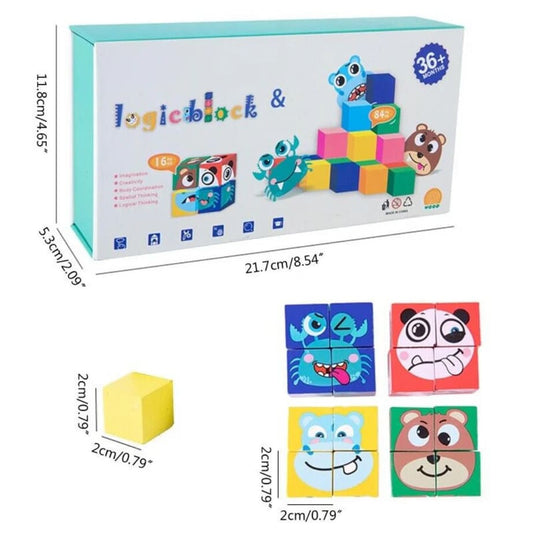 Rubik Cube Logic Block Cognitive & Motor Skills