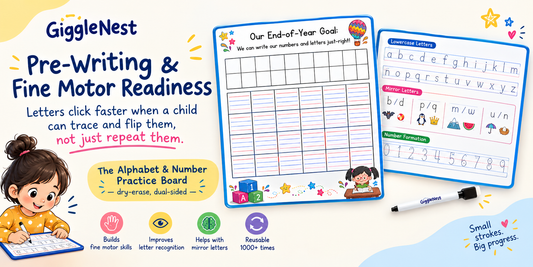 Why Kids Mix Uppercase and Lowercase Letters (Writes 'HoUsE') - And How an Alphabet Writing Board Helps