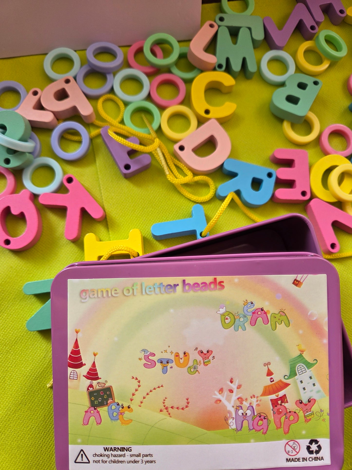 ABCD Lacing Box - Learn, Lace & Play