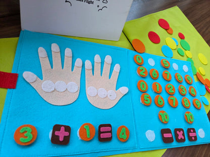 Developmental Play & Learning Mat - Felt Finger Gym for Math Fun (Hurry! Low In Stock) Fundamental Learning