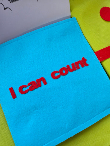 Developmental Play & Learning Mat - Felt Finger Gym for Math Fun (Hurry! Low In Stock) Fundamental Learning