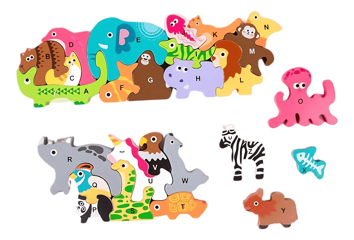 3D Alphabet Animal Puzzle