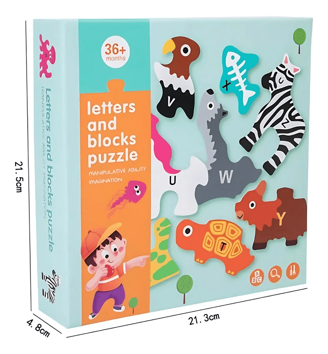 3D Alphabet Animal Puzzle