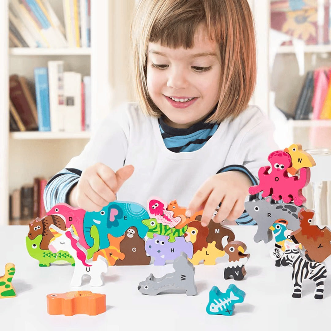 3D Alphabet Animal Puzzle