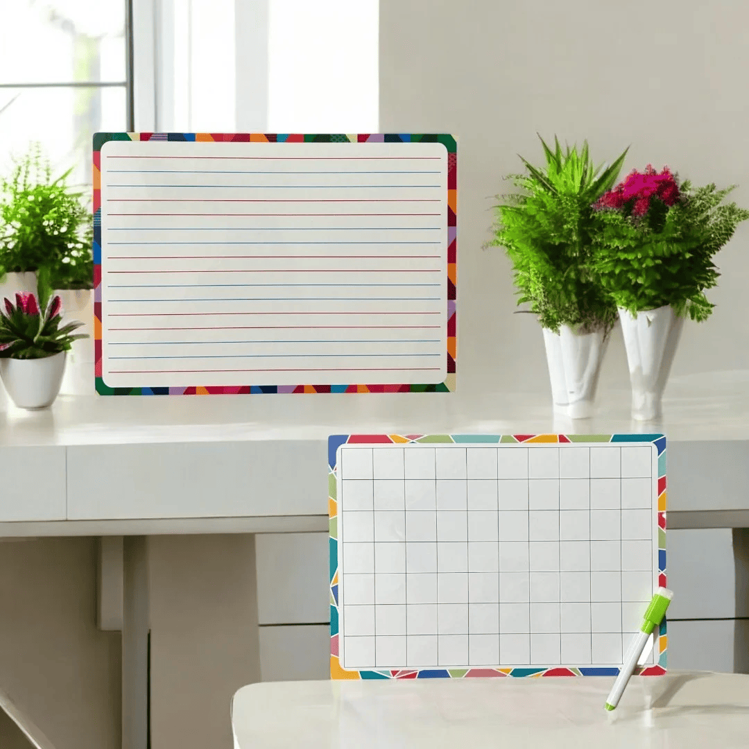 4 Lines & Alphabet & Number Tracing Board Combo – Wipe & Clean