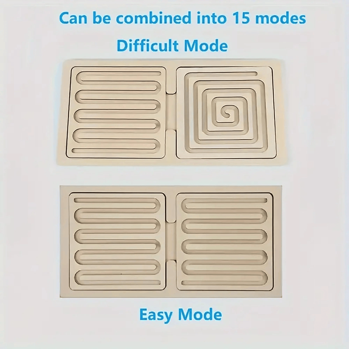 Wooden two-handed Maze Set Cognitive & Motor Skills