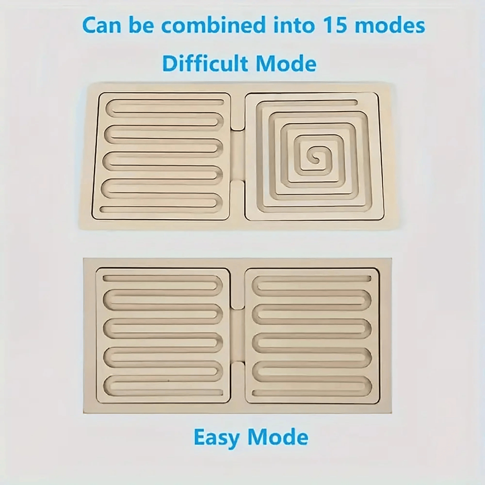 Wooden two-handed Maze Set Cognitive & Motor Skills