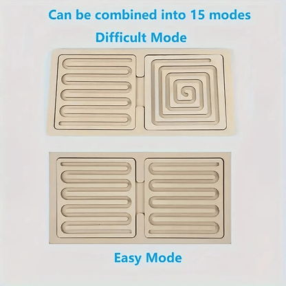 Wooden two-handed Maze Set Cognitive & Motor Skills