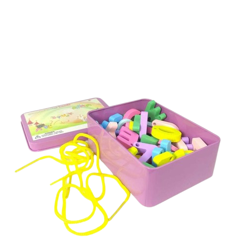 ABCD Lacing Box – Learn, Lace & Play!