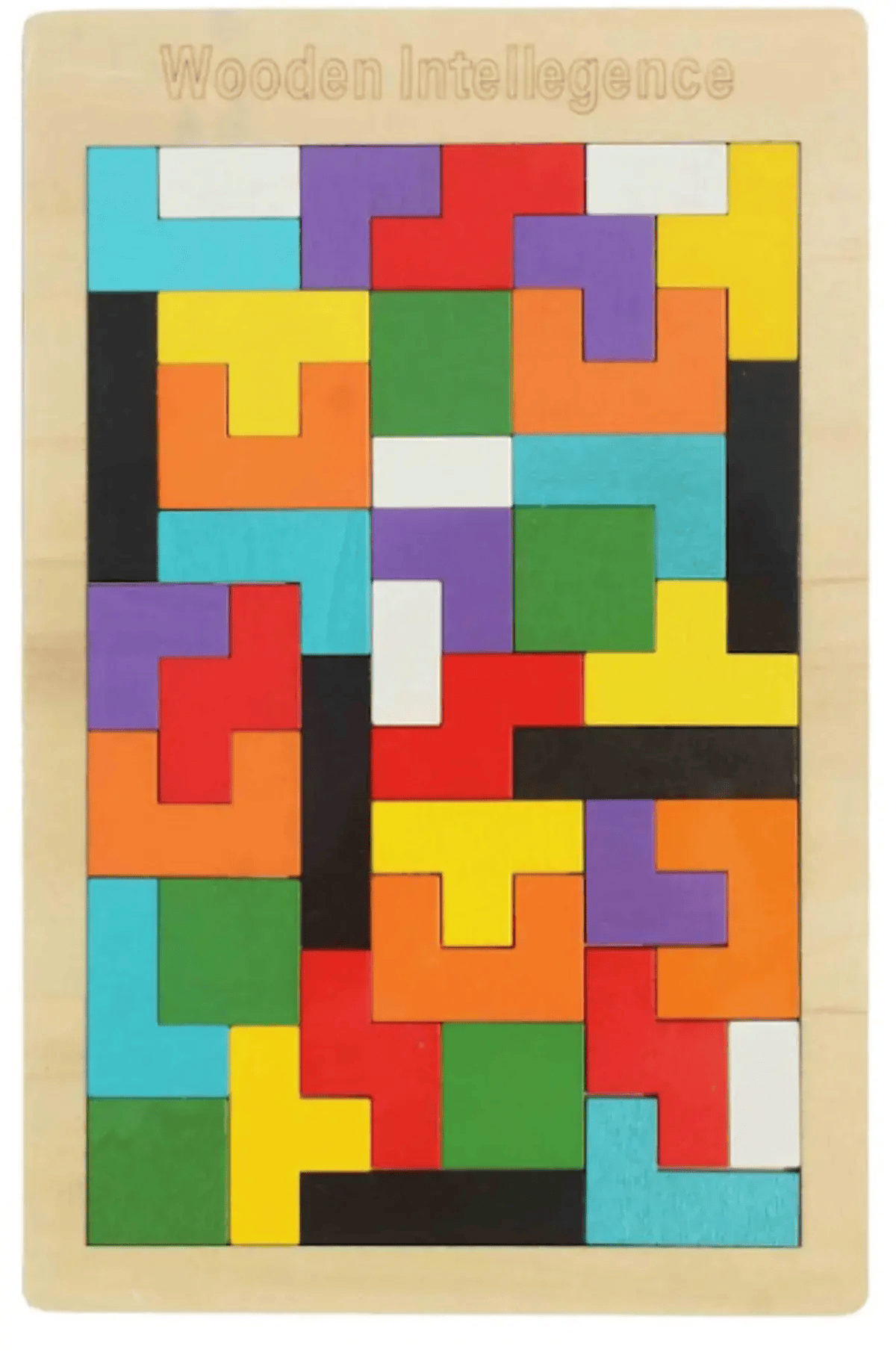 Tinos 90's Nostalgia – Wooden Animal Tetris Puzzle