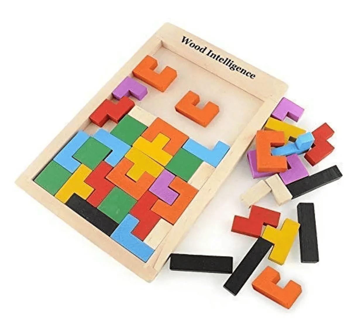 Tinos 90's Nostalgia – Wooden Animal Tetris Puzzle