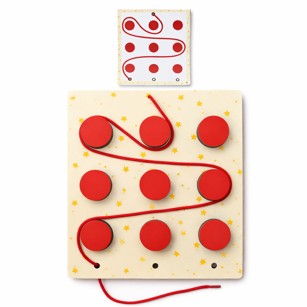 FIND YOUR WAY GAME - Thread, Band Stretching & Balance Game
