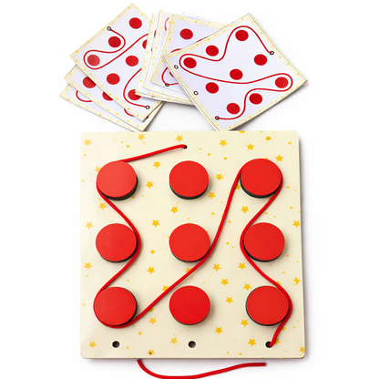 FIND YOUR WAY GAME - Thread, Band Stretching & Balance Game