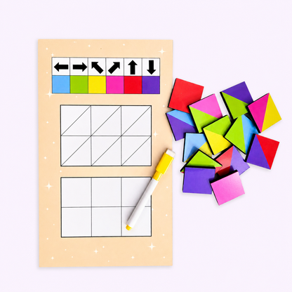 Direction Detective Puzzle: Color & Arrow Challenge