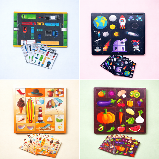 Cognitive Memory Puzzle (One Random Theme)