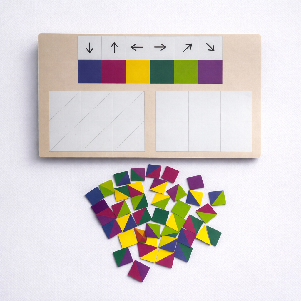 Direction Detective Puzzle: Color & Arrow Challenge