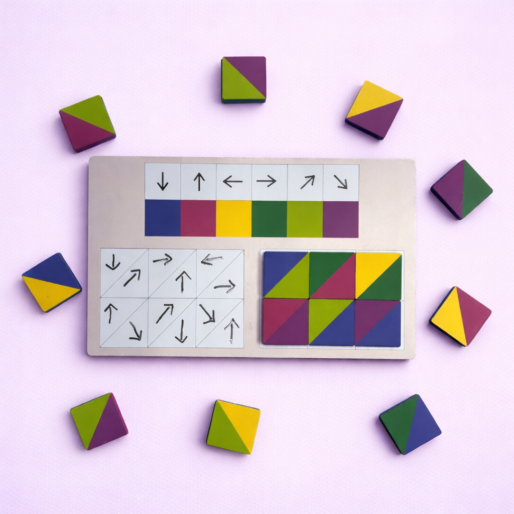 Direction Detective Puzzle: Color & Arrow Challenge