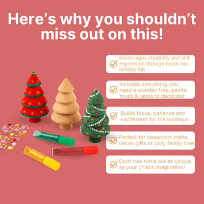 Wooden DIY Christmas Tree Make & Create Studio