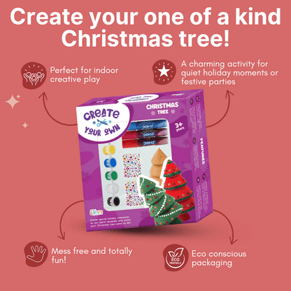 Wooden DIY Christmas Tree Make & Create Studio