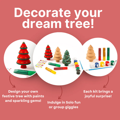 Wooden DIY Christmas Tree Make & Create Studio