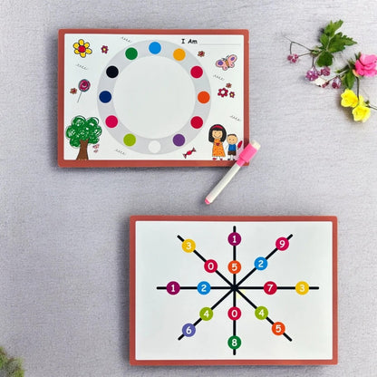 Spin & Learn Activity Board