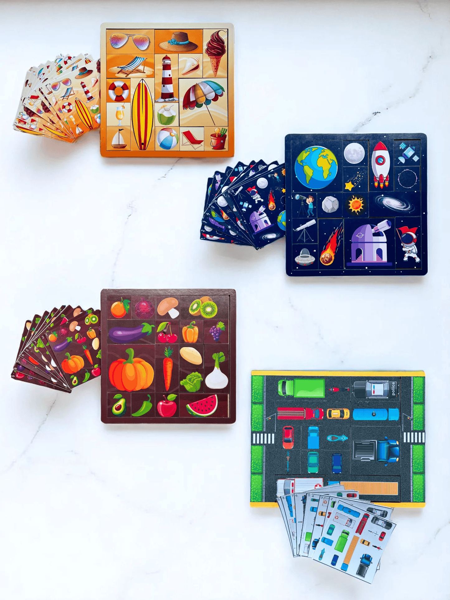 Cognitive Memory Puzzle (One Random Theme)