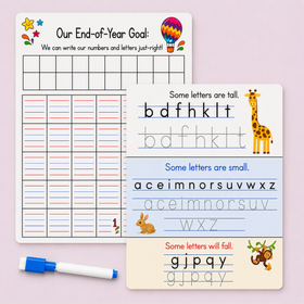 Alphabet Number Practice Board