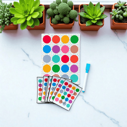 Dot Connect Challenge Board - Interactive Pattern Drawing Game for Kids Cognitive & Motor Skills