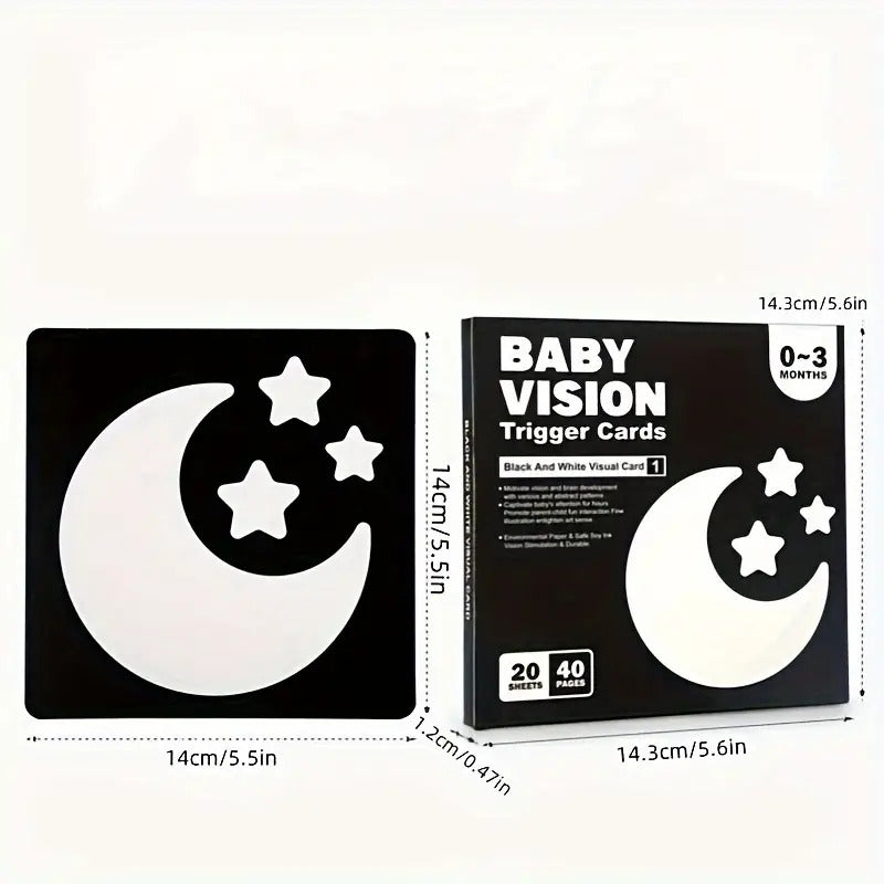 Visual Stimulation Cards for Babies – 3 to 6 Months