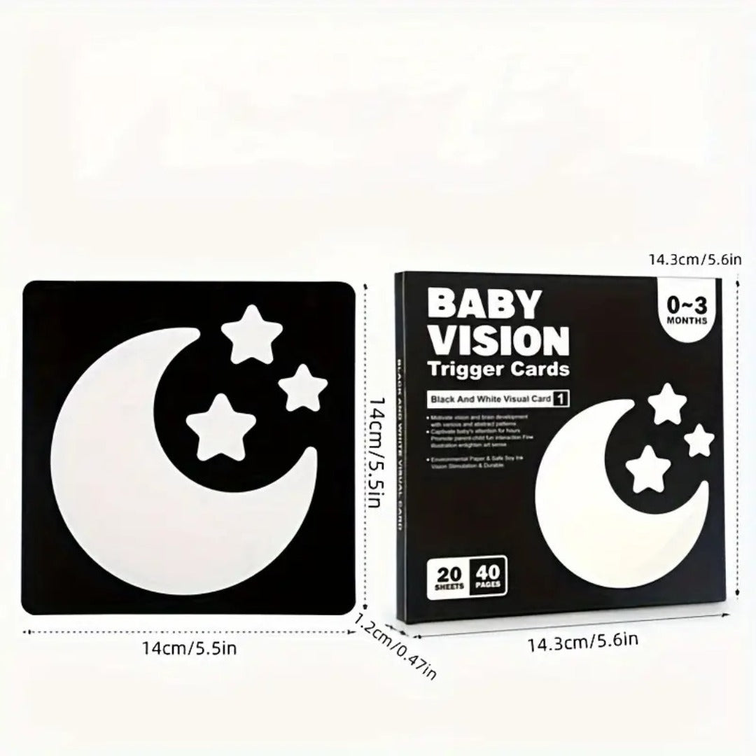 Visual Stimulation Cards for Babies - 3 to 6 Months