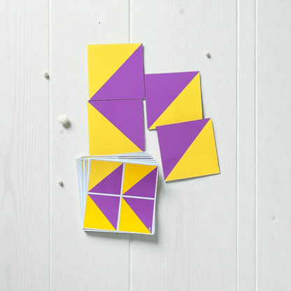 Geo Match Puzzle - Montessori Shape and Color Logic Game Cognitive & Motor Skills