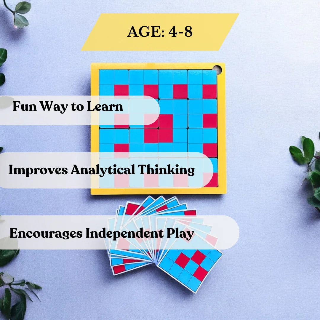Grid Pattern Builder – A Color Logic Game for Kids