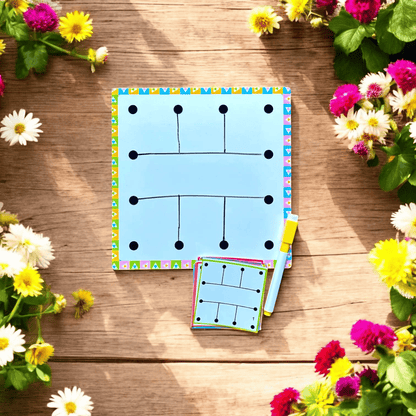 Pre-Writing Dot-to-Dot Drawing Board Cognitive & Motor Skills