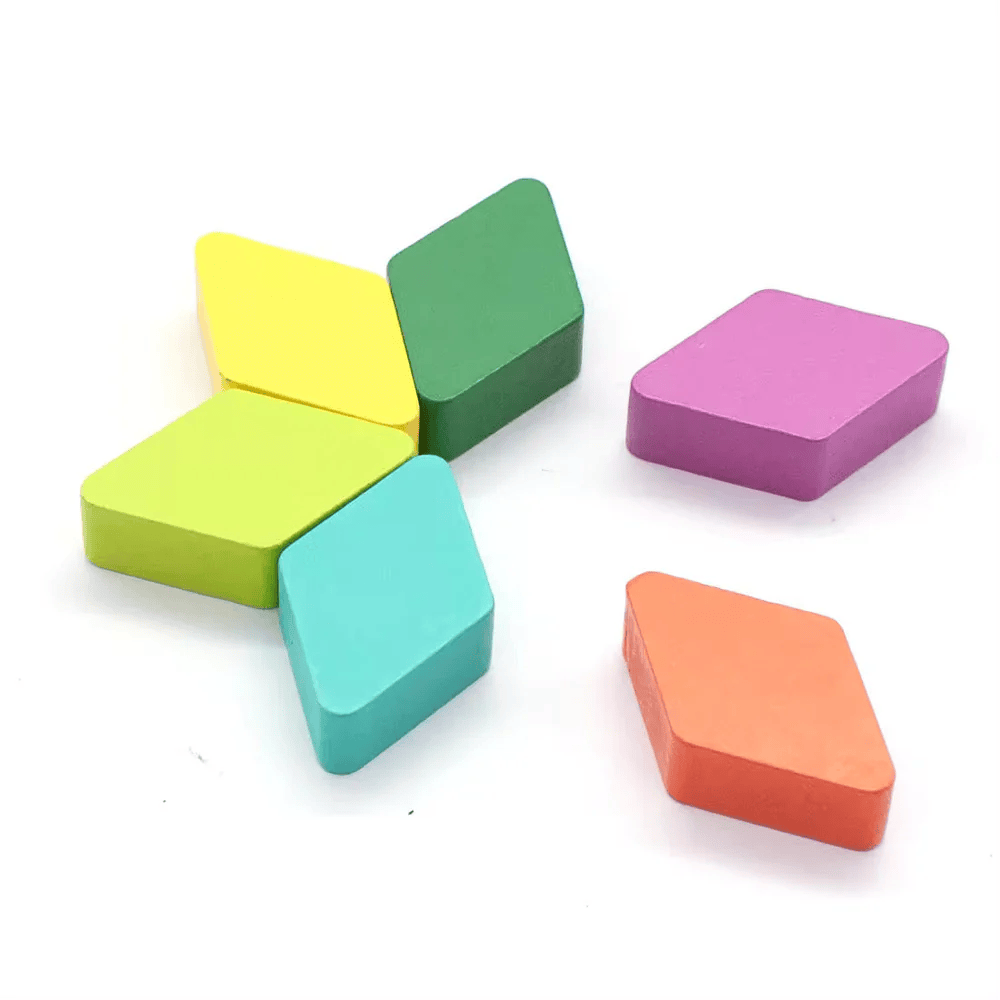 Wooden Geometry Matching Puzzle Set