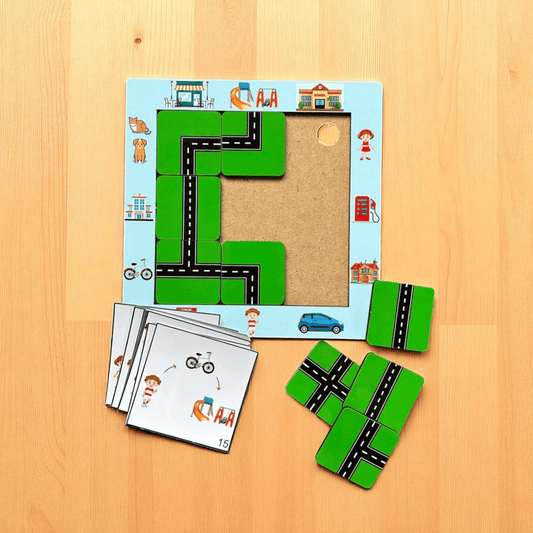 Road Map Maze Game – Build, Plan & Navigate 🚦