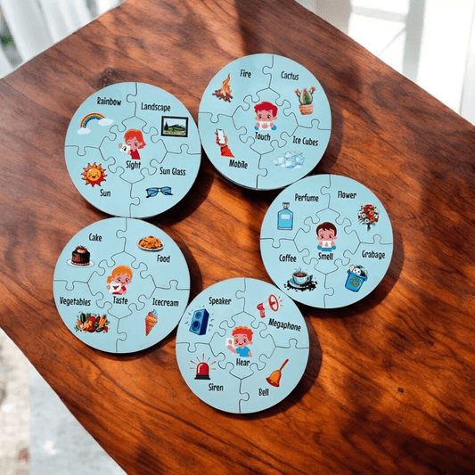 5 Senses Learning Puzzle