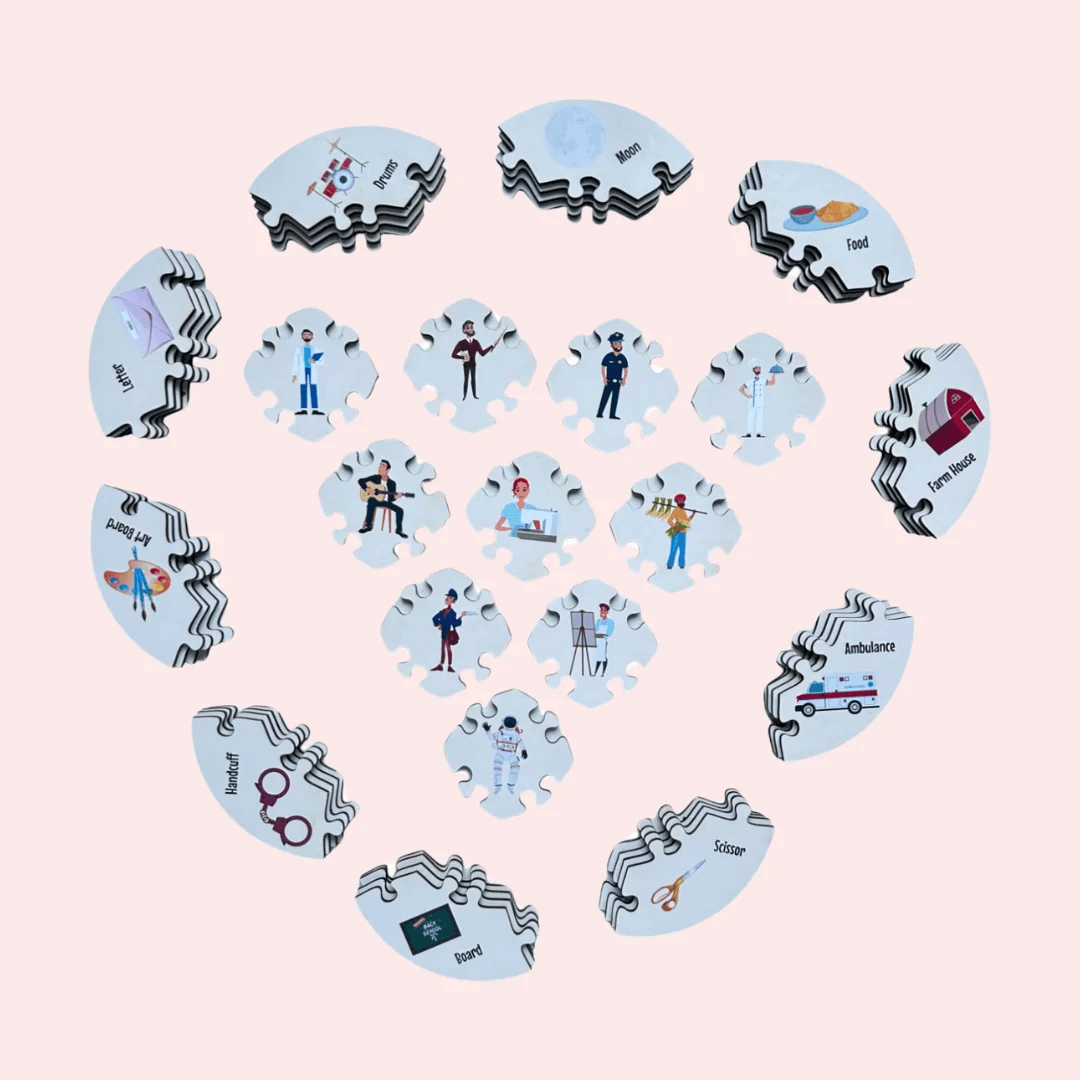 5 Senses Learning Puzzle