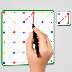 Shape and Dot Connect Puzzle