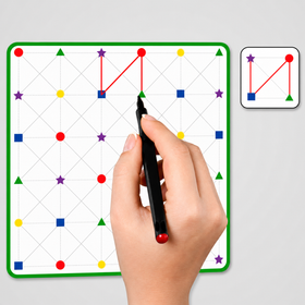 Shape and Dot Connect Puzzle