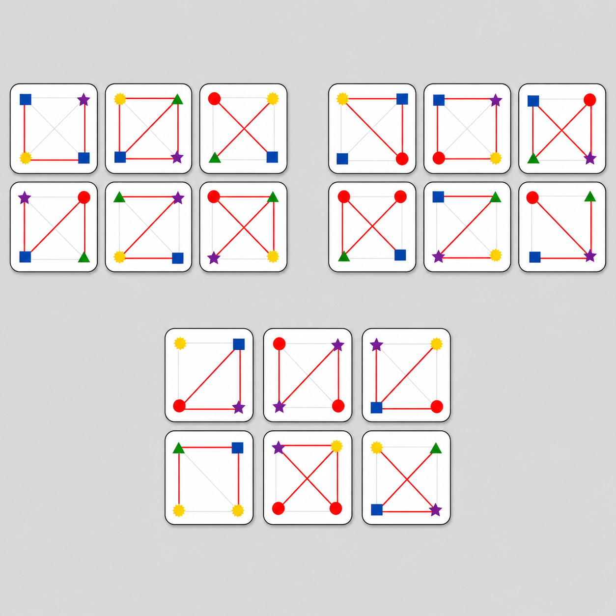 Dual-Sided Brain Trainer: Shape & Dot Connect Puzzle Game