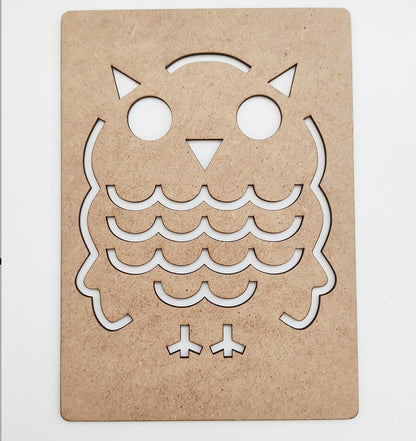 Educational Wood Handwriting Stencil Set With Box (24 piece) Fundamental Learning