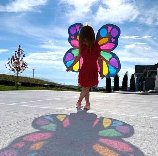 Flutter & Shine – DIY Wearable Butterfly Wings Kit (Sample Piece*)