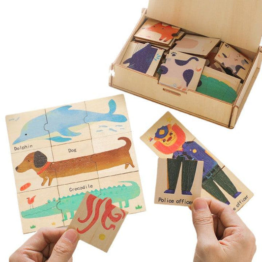 Tiny Tails – 2-Piece Animal Puzzle Set