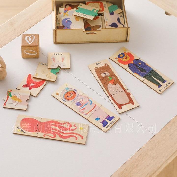 Tiny Tails – 2-Piece Animal Puzzle Set