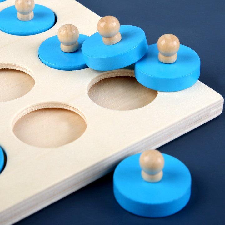 Peek-a-Boo Memory Box – Wooden Matching Game